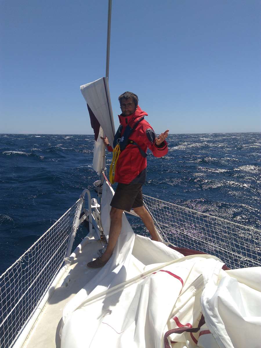 déchirure du génois !!