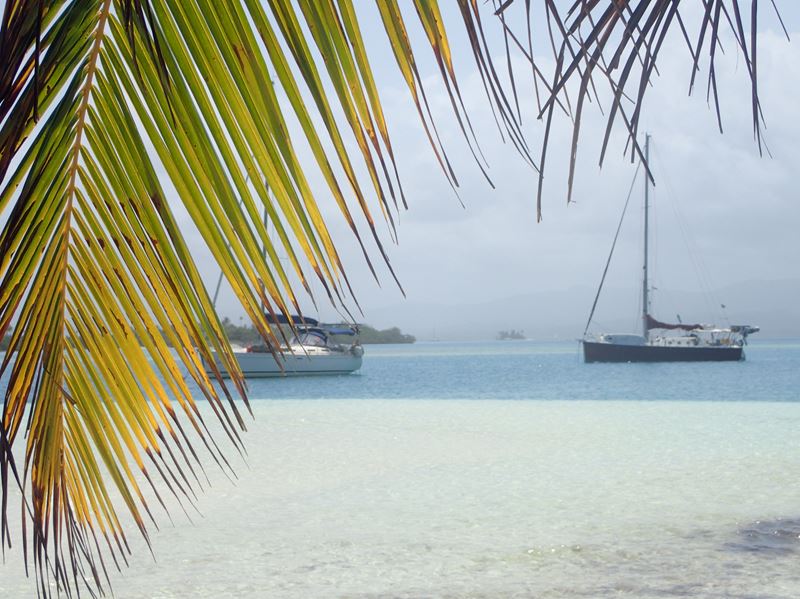 Les 2 + beaux bateaux du mouillage