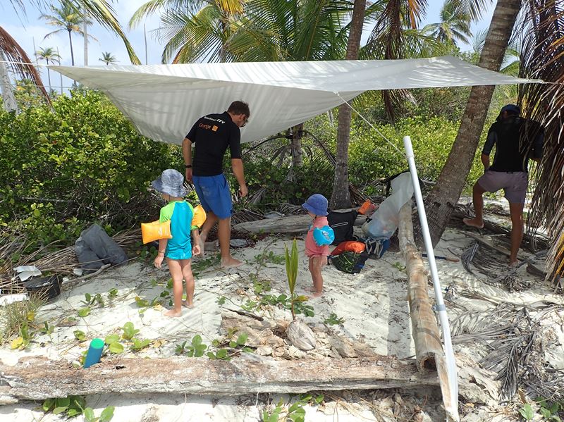 Le barbec sur une île !