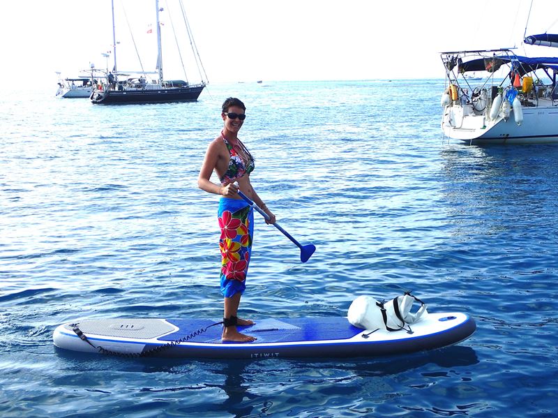 Au mouillage je pars bosser !