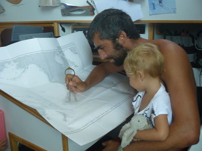 Cours de navigation avec la fine