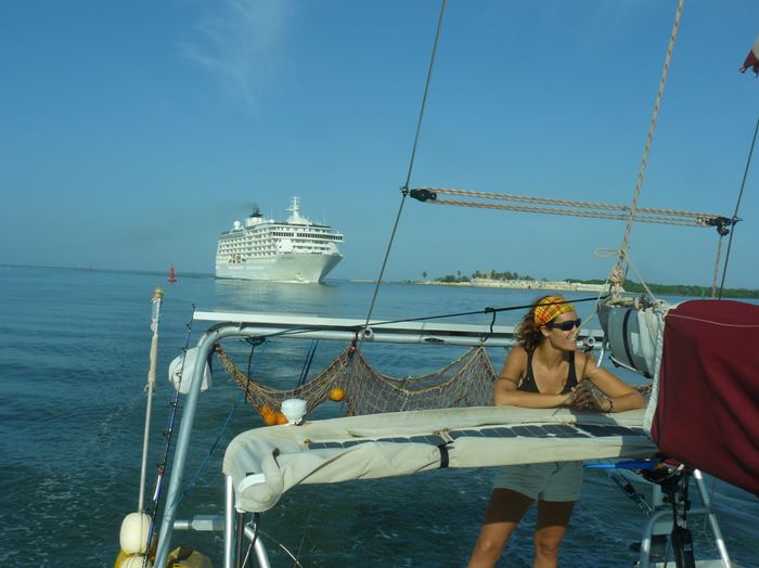 arrivée dans le chenal de Carthagène