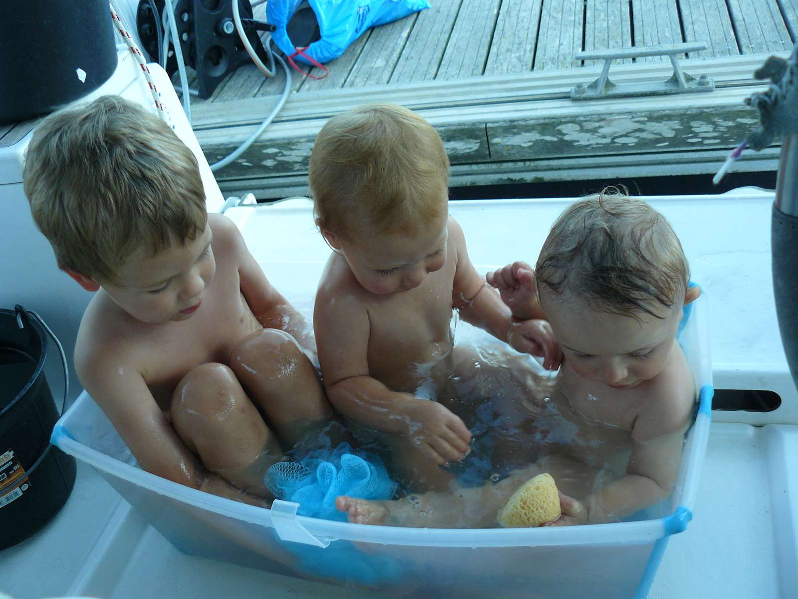 bain a trois !!