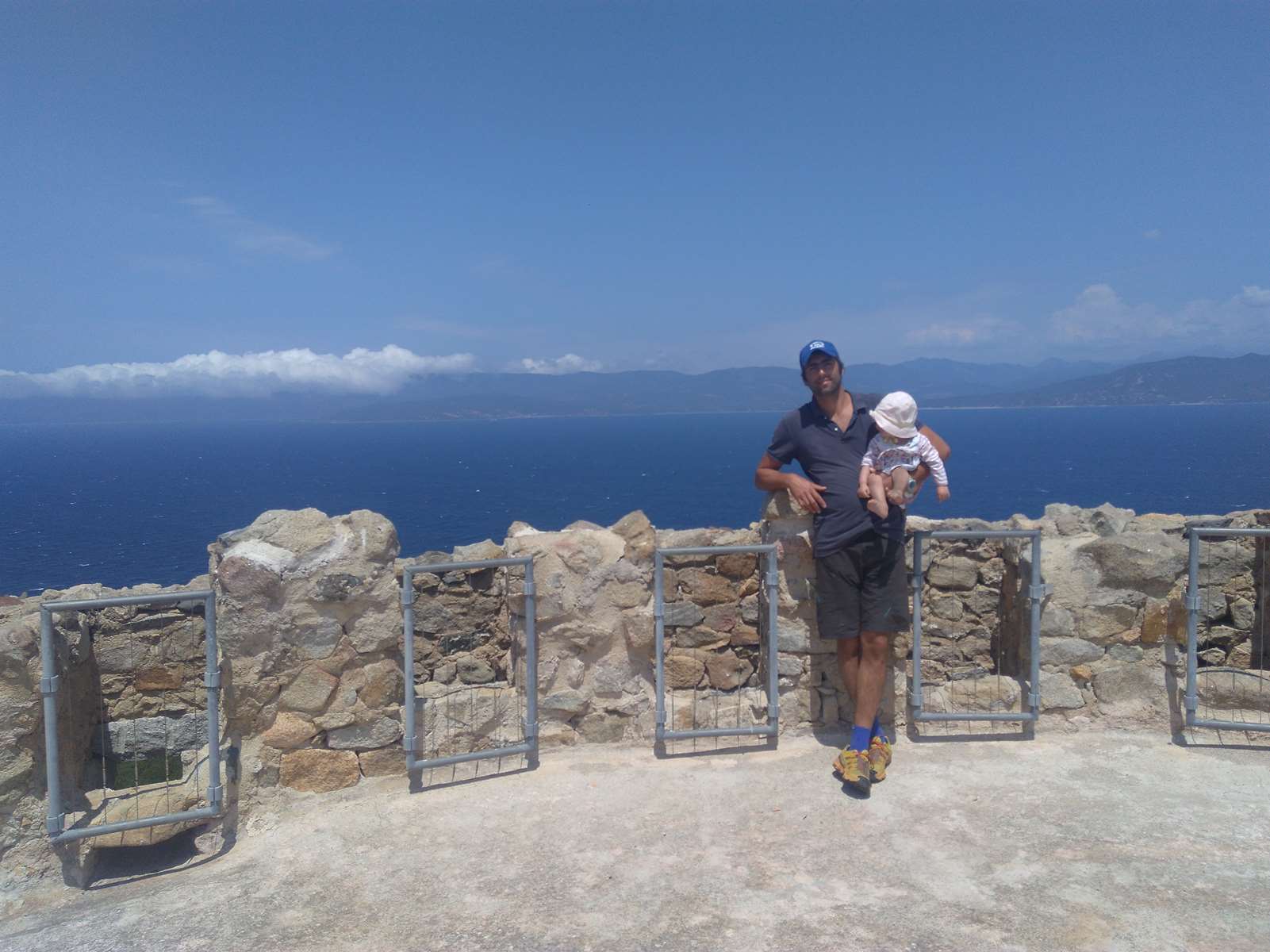 En haut de la tour de Campo Moro