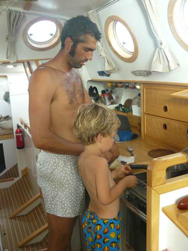 les hommes au fourneau