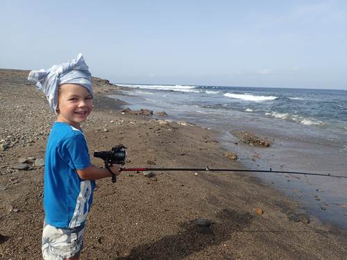 apprentissage de la pêche