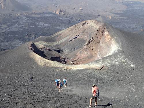 arrivée sur le &ldquo;petit pico&rdquo;