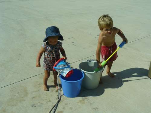 de l&rsquo;eau et on s&rsquo;éclate