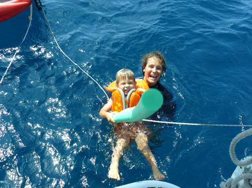 Guigui saute en mer !