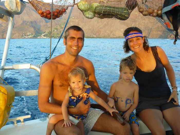 Portrait de famille en départ