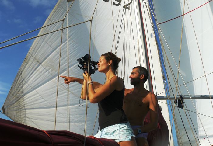 Cours de sextant sur bôme&hellip;