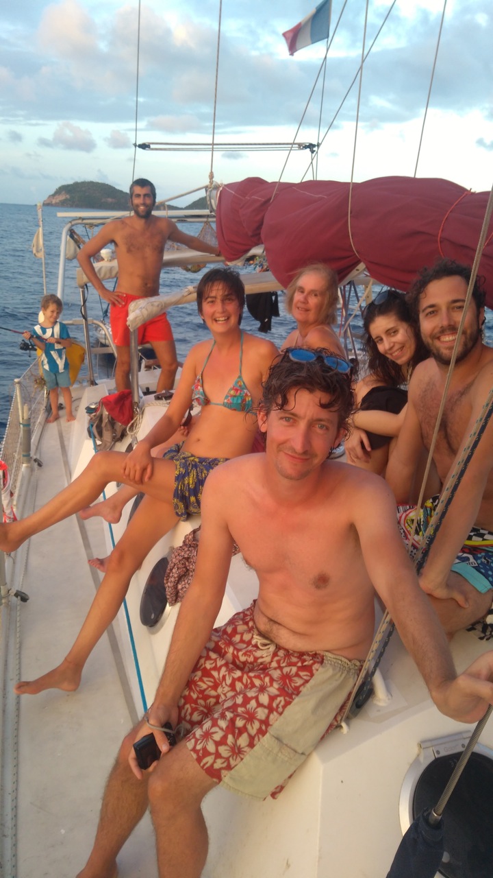 les sportifs à bord !